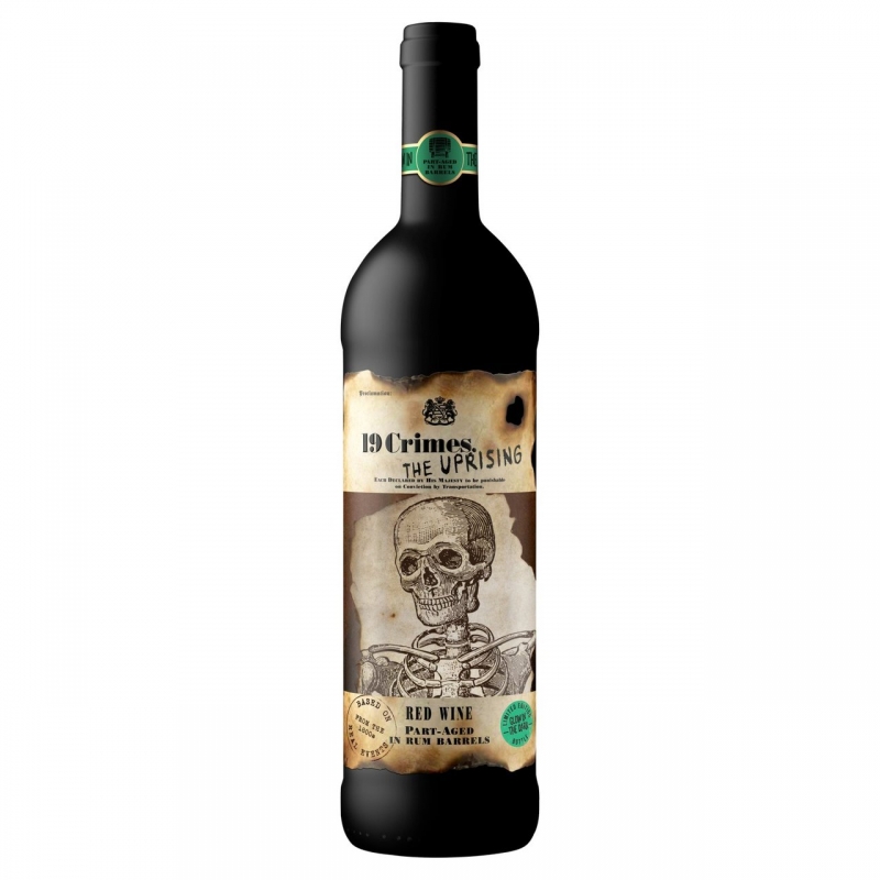19 crime the uprising red wine 75cl