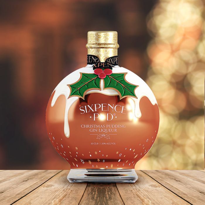 SIXPENCE PUD CHRISTMAS PUDDING GIN LIQUEUR